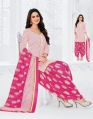 Punjabi Unstitched Plain Net Checked Printed Weaving Embroidery Work Ladies Cotton Salwar Suit