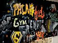 gym graffiti wall painting