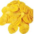 Yellow banana chips