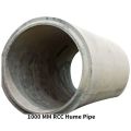Round Grey 1000 mm rcc hume pipe