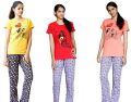 Cotton Available in Many Colors Printed Ladies Pyjama Set
