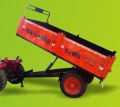 Aluminum Steel Rectangular Red Hydraulic Tractor Trailer