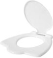 Plastic White Lyox Polyplast anglo indian toilet seat Cover
