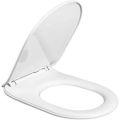 Plastic Oval White Plain Lyox Polyplast lx-740 toilet seat cover