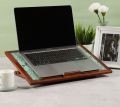 2 Kg A Z Craft Natural Wooden Polished Rectangular Brown New Printed Wooden Laptop Table