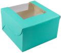 Kraft Paper Square Rectangular Multicolor Printed cake box