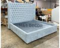 King Size Quilted Upholstery Bed