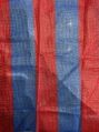 HDPE Rectangular Blue & Red Plain agro carpet net