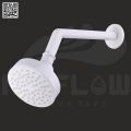 NJ FLOW Plastic Round White Polished ohs 407 abs bathroom shower