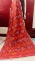 Available in Different Color Embroidered Wool Thread Work Stitched chanderi silk phulkari dupatta