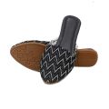 Leather As per requirement Vs1 Fashion Mode ladies ethnic zig zag mule sandal