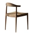 Polished Square Brown wooden chair