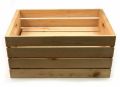 Rectangular Brown New wooden crates
