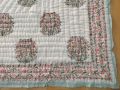 Multicolor Printed bohemian reversible cotton quilt