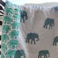 Cotton Green nursery kantha animal printed blanket