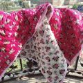 Pink Micky Mouse Printed Quilt