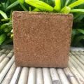 Square Brown Solid Coco peat block