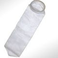 Round White Plain Cleartech Fabrics mesh filter bags