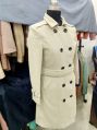 Pu Leather Multicolor Plain ladies trench coat blazer