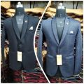 Polester Multicolor Plain Full Sleeves tuxedo suits