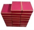 Rectangular Red And White Printed cardboard wedding gift box