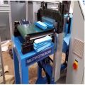 Non Woven Blue Plain wax strip cutting machine