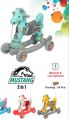 Plastic mustang riding toy