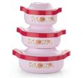 Plastic Round insulated casserole set