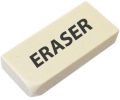 Rubber Rectangle white eraser