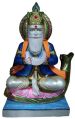 White Carved Marble Jhulelal Statue
