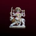 6 Inch Marble Durga Statue