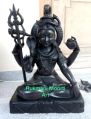 Rukmani Moorti Art Black Marble Shiva Statue