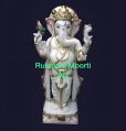 Rukmani Moorti Art White marble standing ganesh statue
