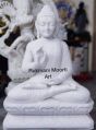 White Marble Buddha Statue