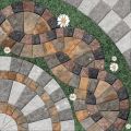Rectangular matt finish ceramic floor tile