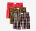 Cotton Multicolour Checked Printed mens boxers shorts