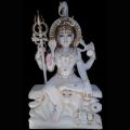 24 Inch Marble Shiva Statue