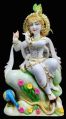 Cultural Marble Poly Resin Marble Dust Painted multicolor marble krishna statue