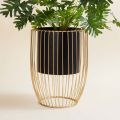 Decorative Metal Planter With Stand