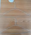 Polished metal wire hanger