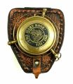 Nautical Brass Push Button Compass