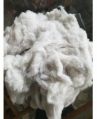 Woolen Plain white recycled cotton fiber