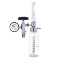 Stainless Steel Chrome Finish Battery High Pressure Single Phase Medical Oxygen Flow Meter
