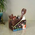 Wooden Cutlery Stand