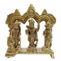 Polished Golden brass ram darbar statue