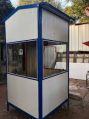 Polished All Shape White puf panel security cabin