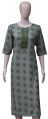 Rayon Brand Print Available In Different Colors rayon straight side cut neck work kurti