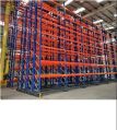 Mild Steel Blue Red mobile pallet racking system