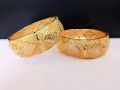 Gold Plated Brass Artificial Bangles