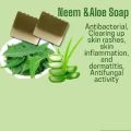 Solid Neem & Aloe Vera 110gm cold process neem aloe soap